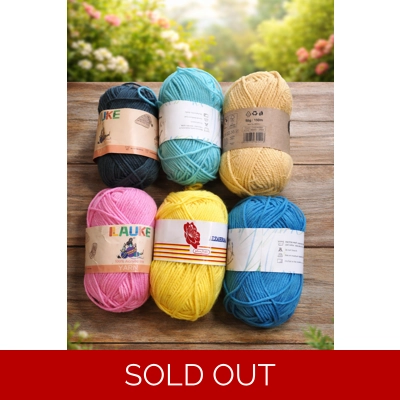 ✨ Craft More for Less! ✨£5 a pack  Get creative with our bundle of 6 x 50g Double Knitting Yarn